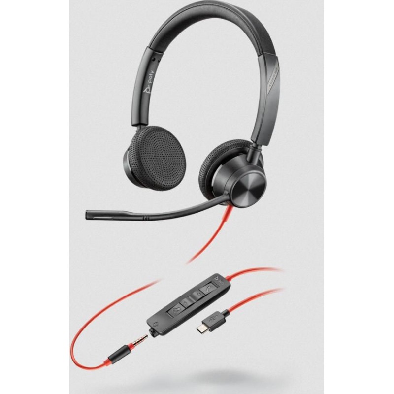 Poly Blackwire 3325 USB-C Headset Poly Blackwire 3325 USB-C Headset